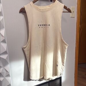 YoungLA Cream Sleeveless Top